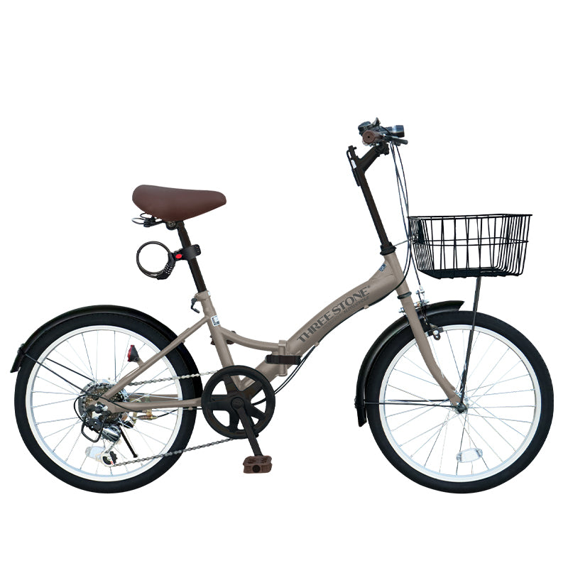 20インチ折りたたみ自転車 [P-008np] ノーパンクタイヤ