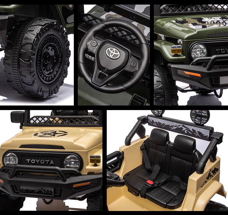 電動乗用ラジコン トヨタ ランドクルーザー FJ40