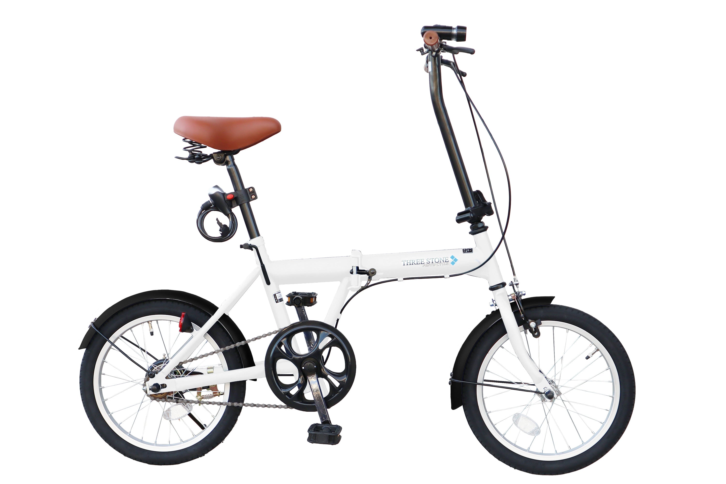 simple style折りたたみ自転車16インチ　アイボリーボディー simple style折りたたみ自転車16インチ アイボリーボディー