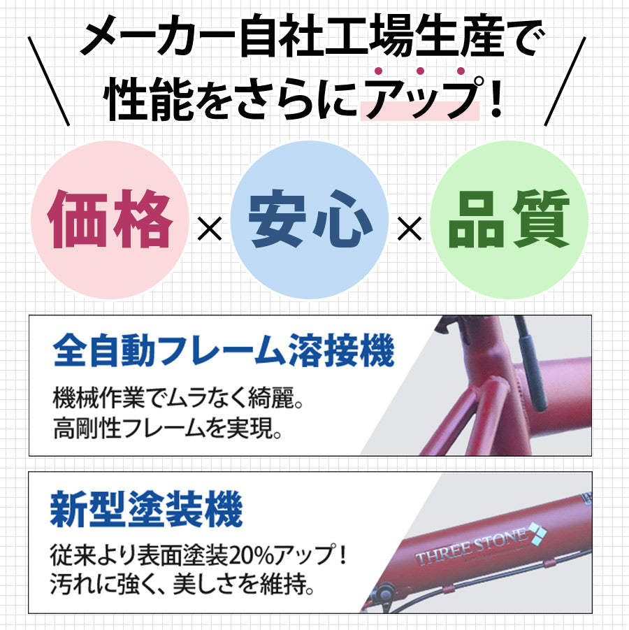 16インチ折りたたみ自転車[SK-16np] ノーパンクタイヤ