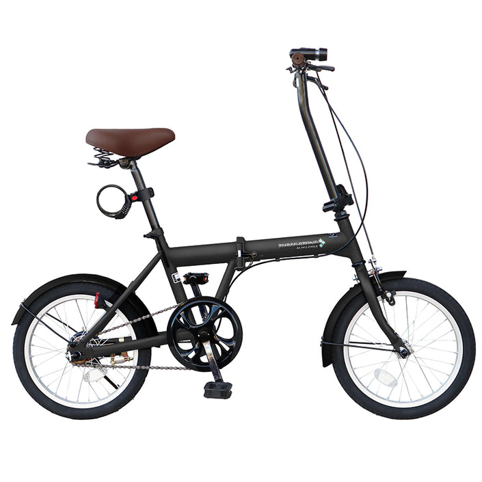 16インチ折りたたみ自転車[SK-16np] ノーパンクタイヤ