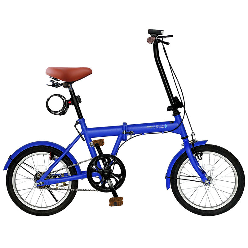 16インチ折りたたみ自転車[SK-16np] ノーパンクタイヤ