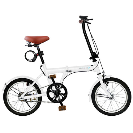 16インチ折りたたみ自転車[SK-16np] ノーパンクタイヤ