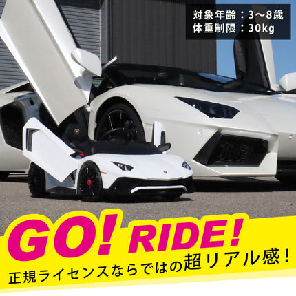 電動乗用ラジコン ランボルギーニ アヴェンタドール SVロードスター