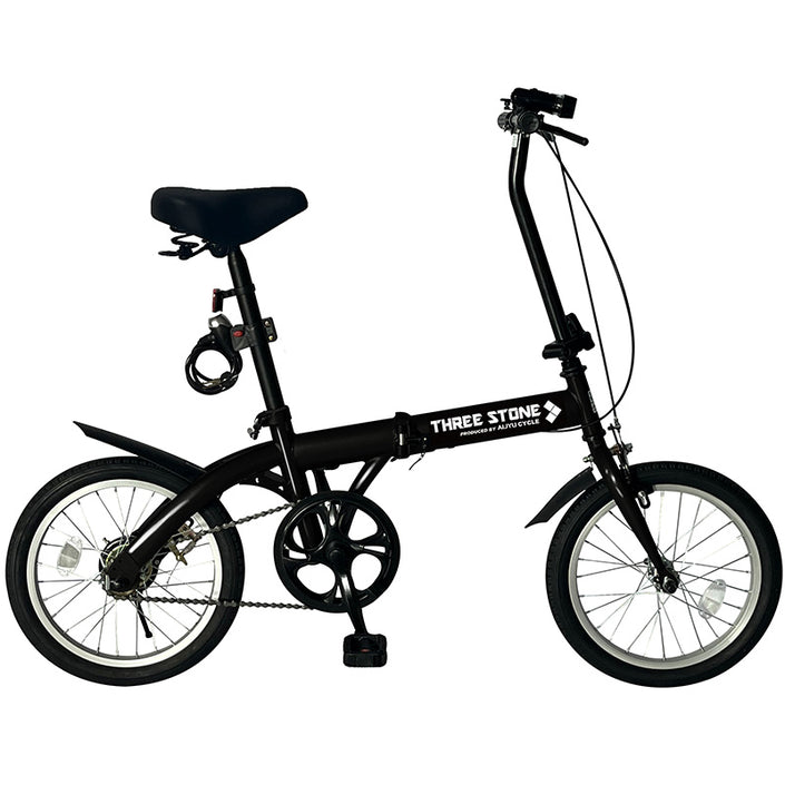 16インチ折りたたみ自転車[TS16np] ノーパンクタイヤ