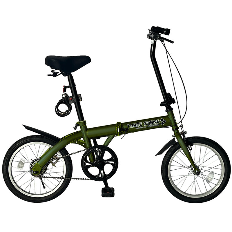 16インチ折りたたみ自転車[TS16np] ノーパンクタイヤ