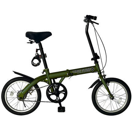 16インチ折りたたみ自転車[TS16np] ノーパンクタイヤ