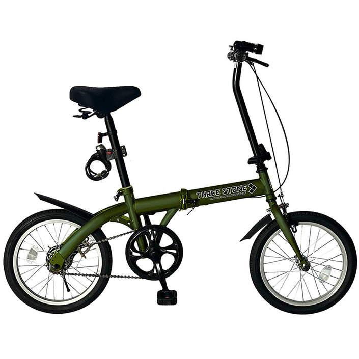 16インチ折りたたみ自転車[TS16np] ノーパンクタイヤ