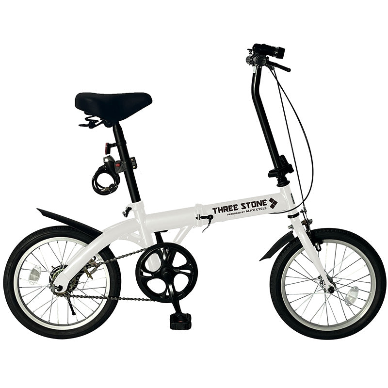 16インチ折りたたみ自転車[TS16np] ノーパンクタイヤ