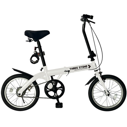 16インチ折りたたみ自転車[TS16np] ノーパンクタイヤ