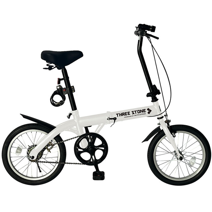 16インチ折りたたみ自転車[TS16np] ノーパンクタイヤ