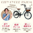 20インチ折りたたみ自転車 [TS20M] シティサイクル