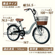 20インチ折りたたみ自転車 [TS20M] シティサイクル