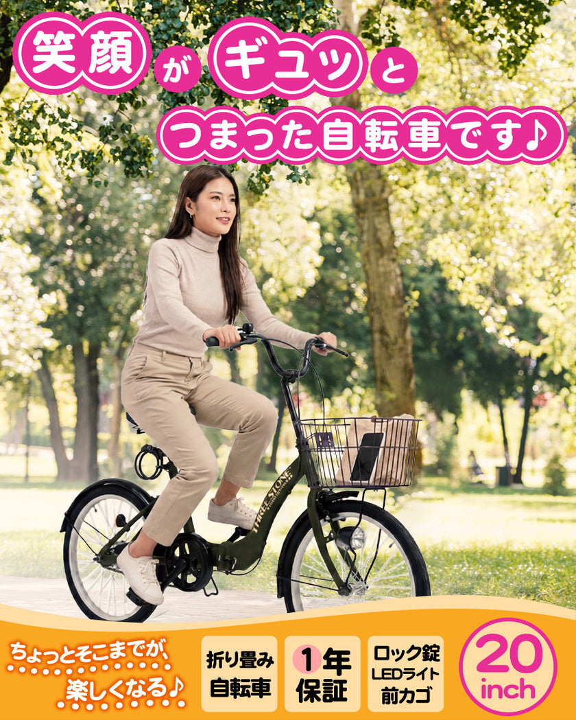 20インチ折りたたみ自転車 [TS20MB]