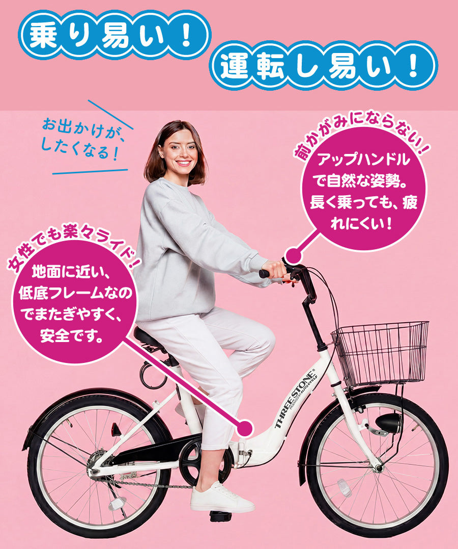20インチ折りたたみ自転車 [TS20MB]