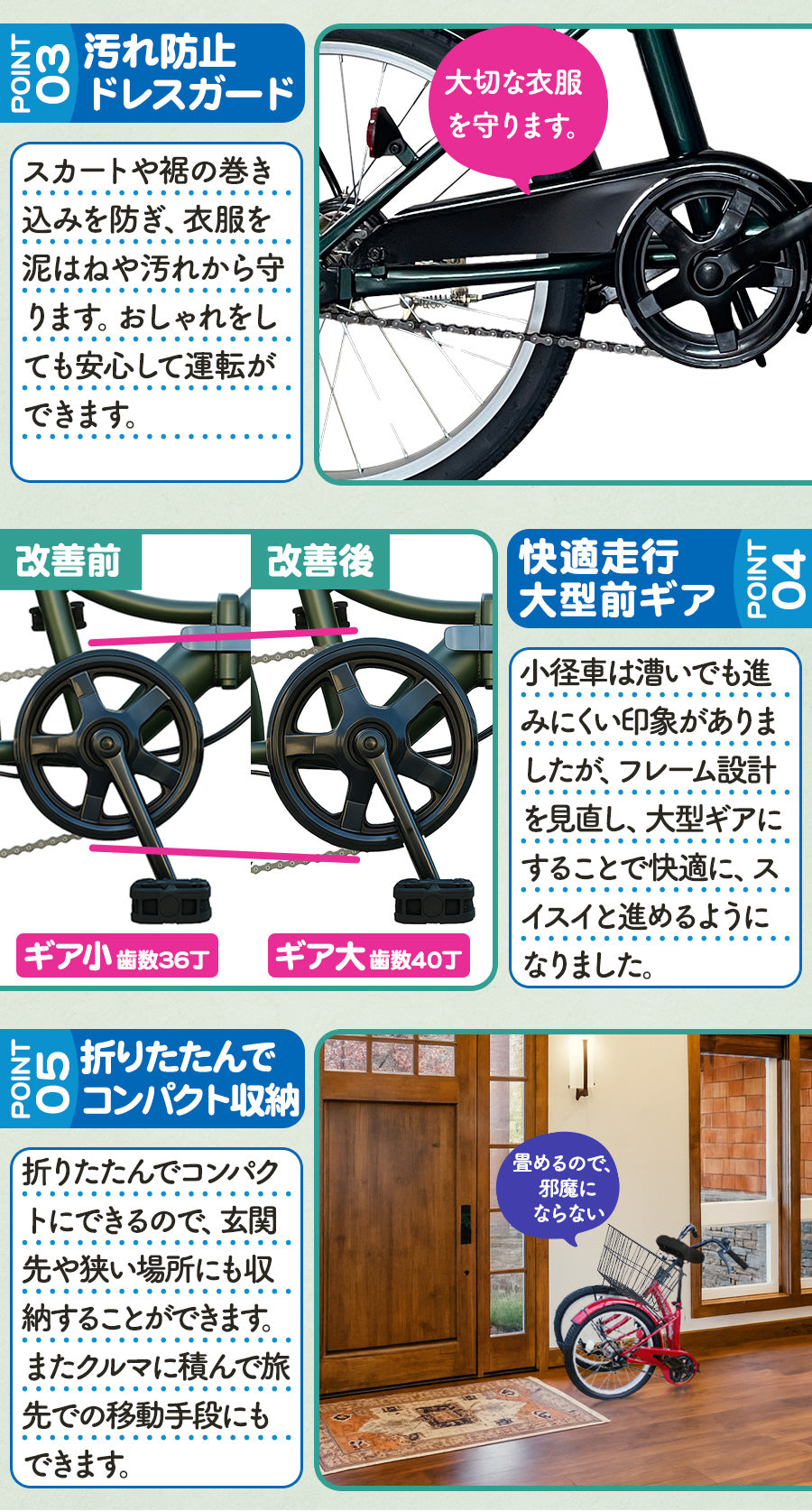 20インチ折りたたみ自転車 [TS20MB]