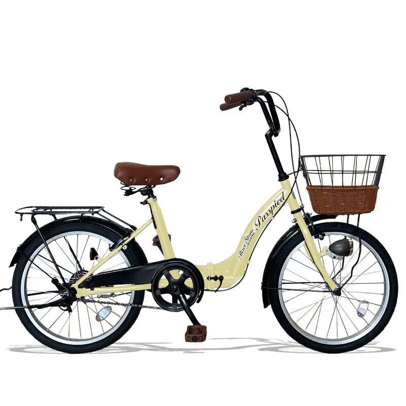 20インチ折りたたみ自転車 [TS20M-np] ノーパンクタイヤ