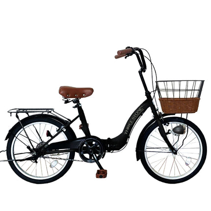 20インチ折りたたみ自転車 [TS20M-np] ノーパンクタイヤ