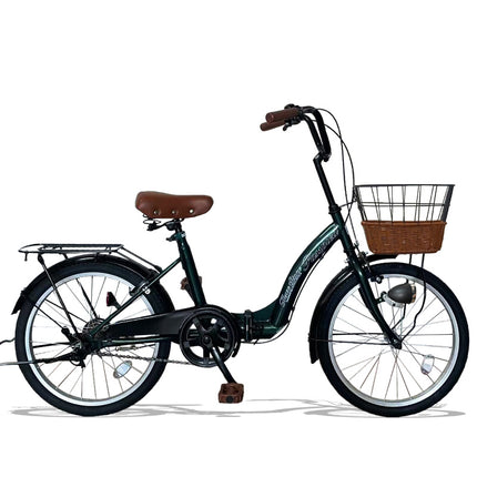 20インチ折りたたみ自転車 [TS20M-np] ノーパンクタイヤ