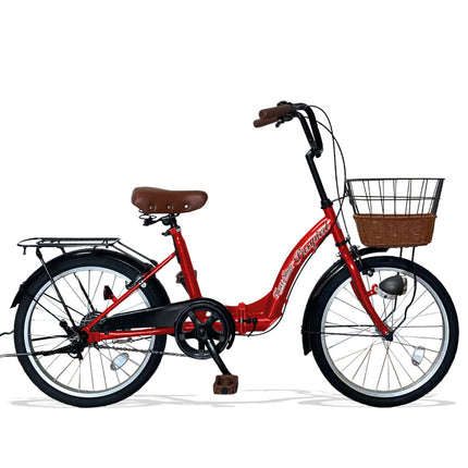 20インチ折りたたみ自転車 [TS20M-np] ノーパンクタイヤ