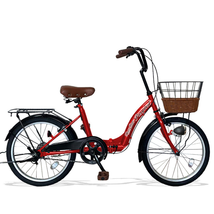 20インチ折りたたみ自転車 [TS20M-np] ノーパンクタイヤ