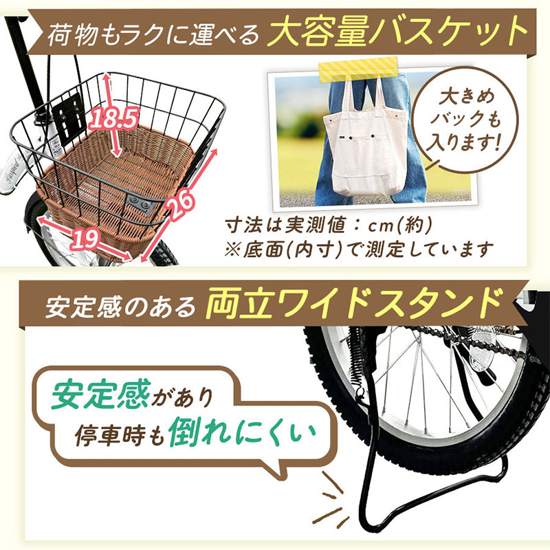 20インチ折りたたみ自転車 [TS20M-np] ノーパンクタイヤ