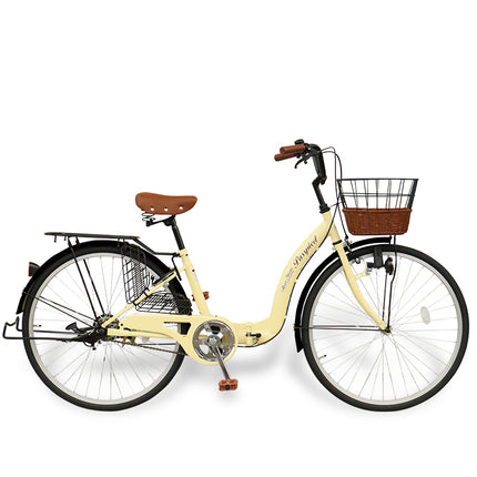 26インチ折りたたみ自転車 [TS26] シティサイクル