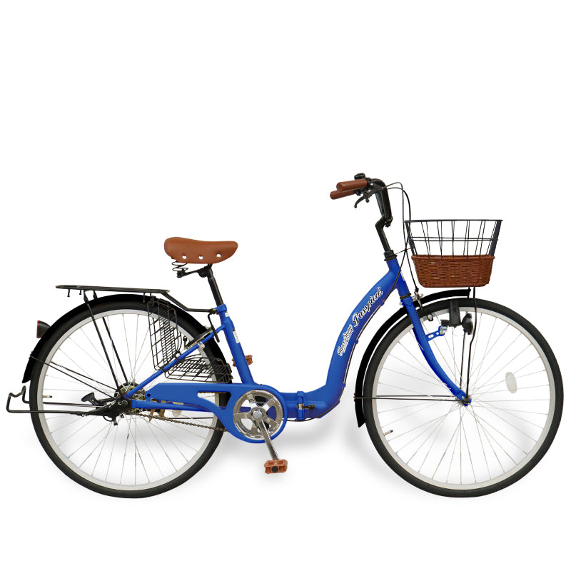 26インチ折りたたみ自転車 [TS26] シティサイクル