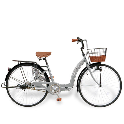 26インチ折りたたみ自転車 [TS26] シティサイクル