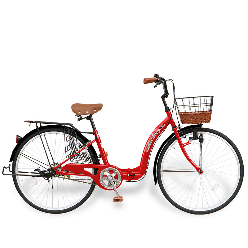 26インチ折りたたみ自転車 [TS26] シティサイクル