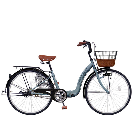 26インチ折りたたみ自転車 [TS26] シティサイクル