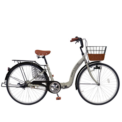 26インチ折りたたみ自転車 [TS26] シティサイクル