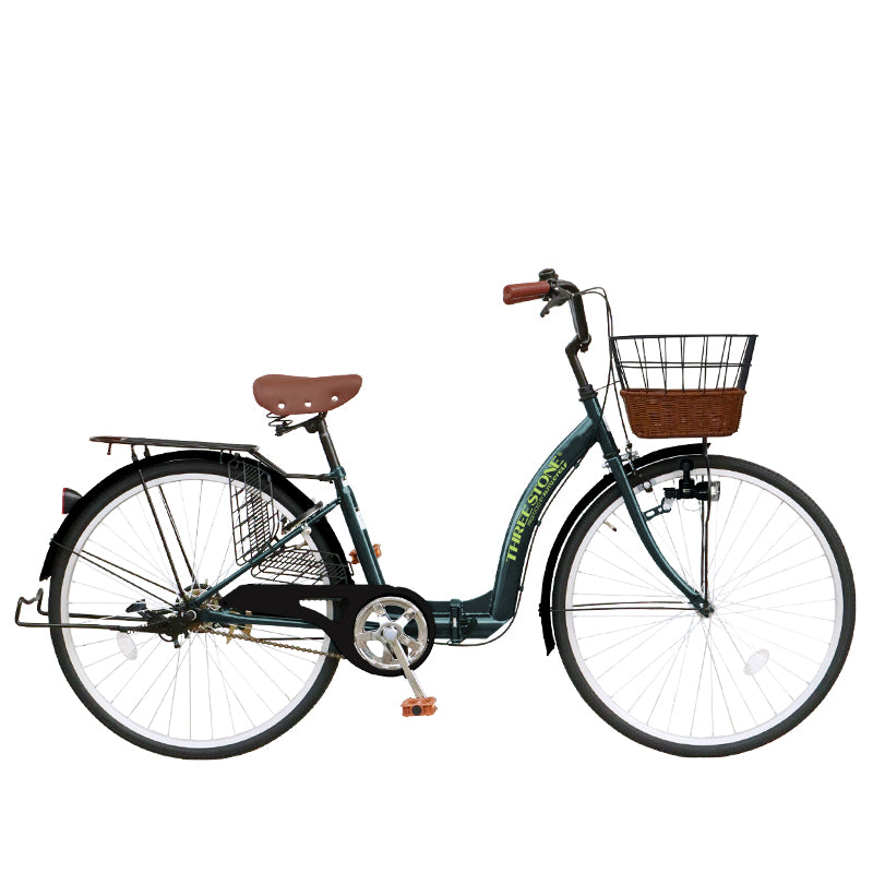 26インチ折りたたみ自転車 [TS26] シティサイクル