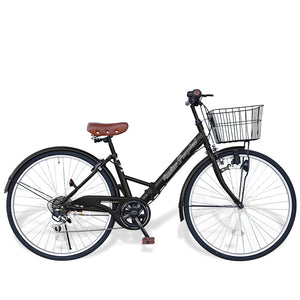 26インチ折りたたみ自転車 [TS26B] シティサイクル