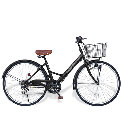 26インチ折りたたみ自転車 [TS26B] シティサイクル