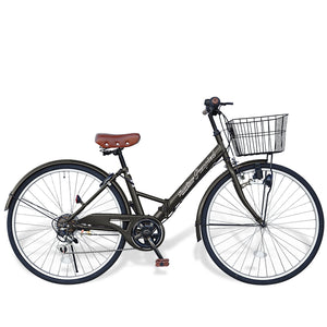 26インチ折りたたみ自転車 [TS26B] シティサイクル