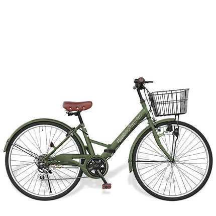 26インチ折りたたみ自転車 [TS26B] シティサイクル