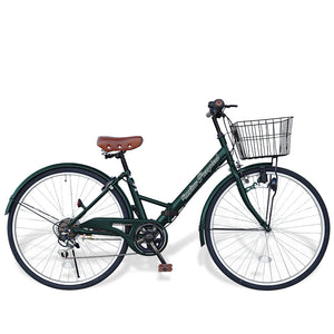 26インチ折りたたみ自転車 [TS26B] シティサイクル