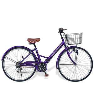 26インチ折りたたみ自転車 [TS26B] シティサイクル