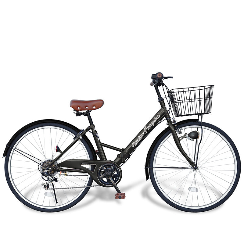26インチ折りたたみ自転車[TS26Bnp] ノーパンクタイヤ