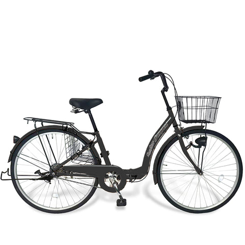 26インチ折りたたみ自転車 [TS26L] シティサイクル