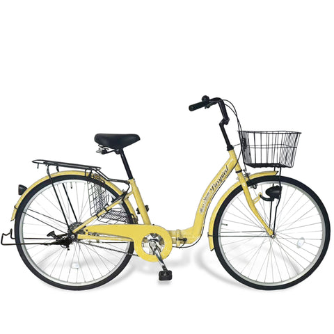 26インチ折りたたみ自転車 [TS26L] シティサイクル