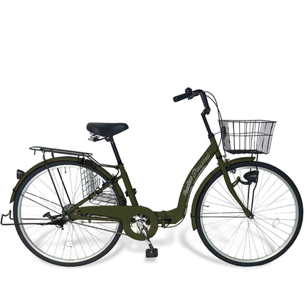 26インチ折りたたみ自転車 [TS26L] シティサイクル