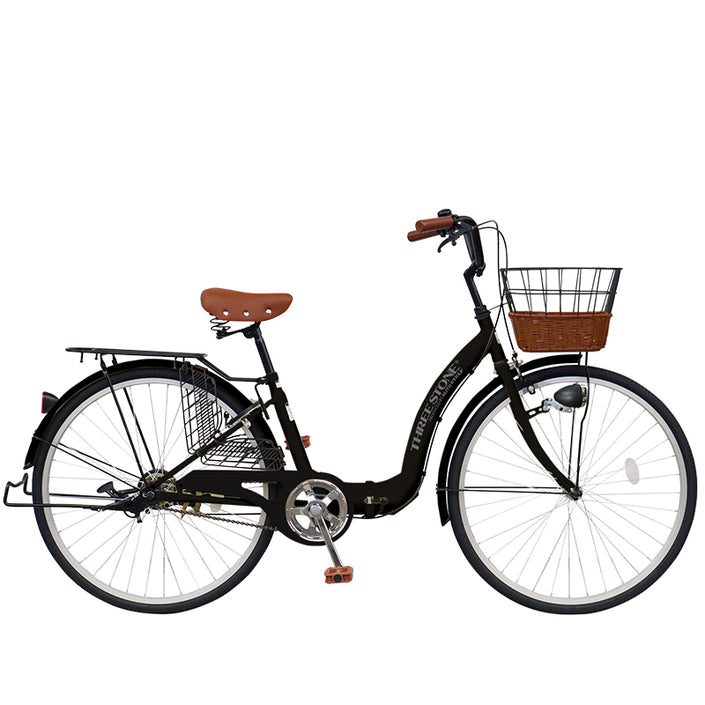 26インチ折りたたみ自転車[TS26np] ノーパンクタイヤ