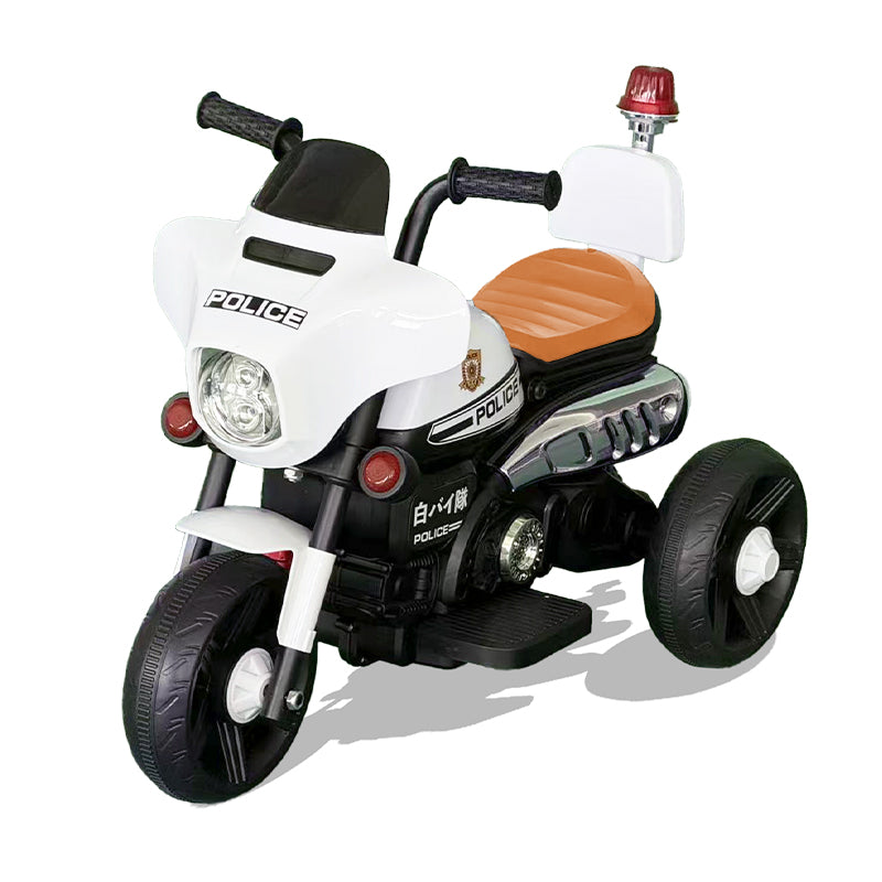 電動乗用玩具 白バイポリスバイク